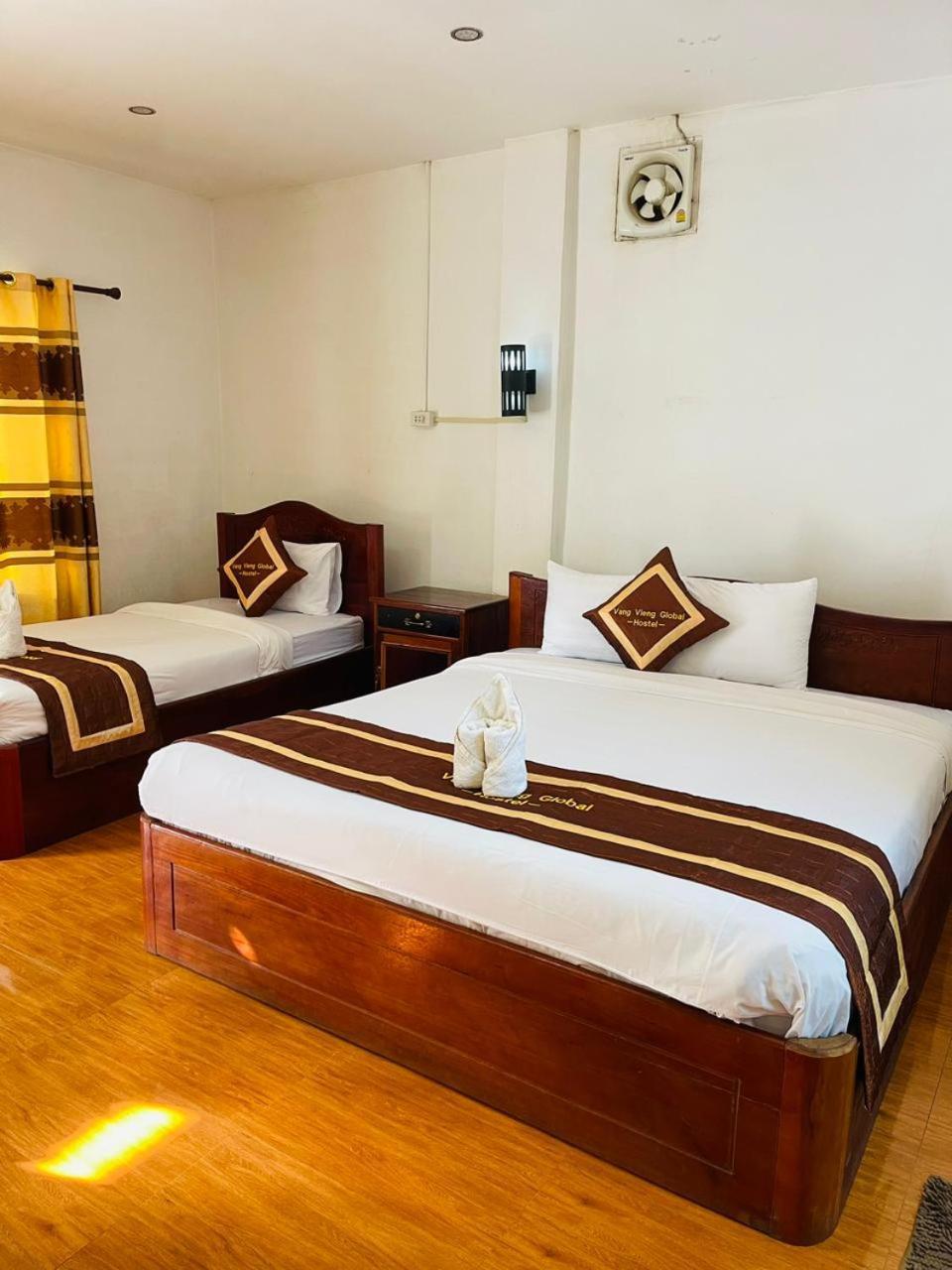 Vang Vieng Global Hostel Экстерьер фото