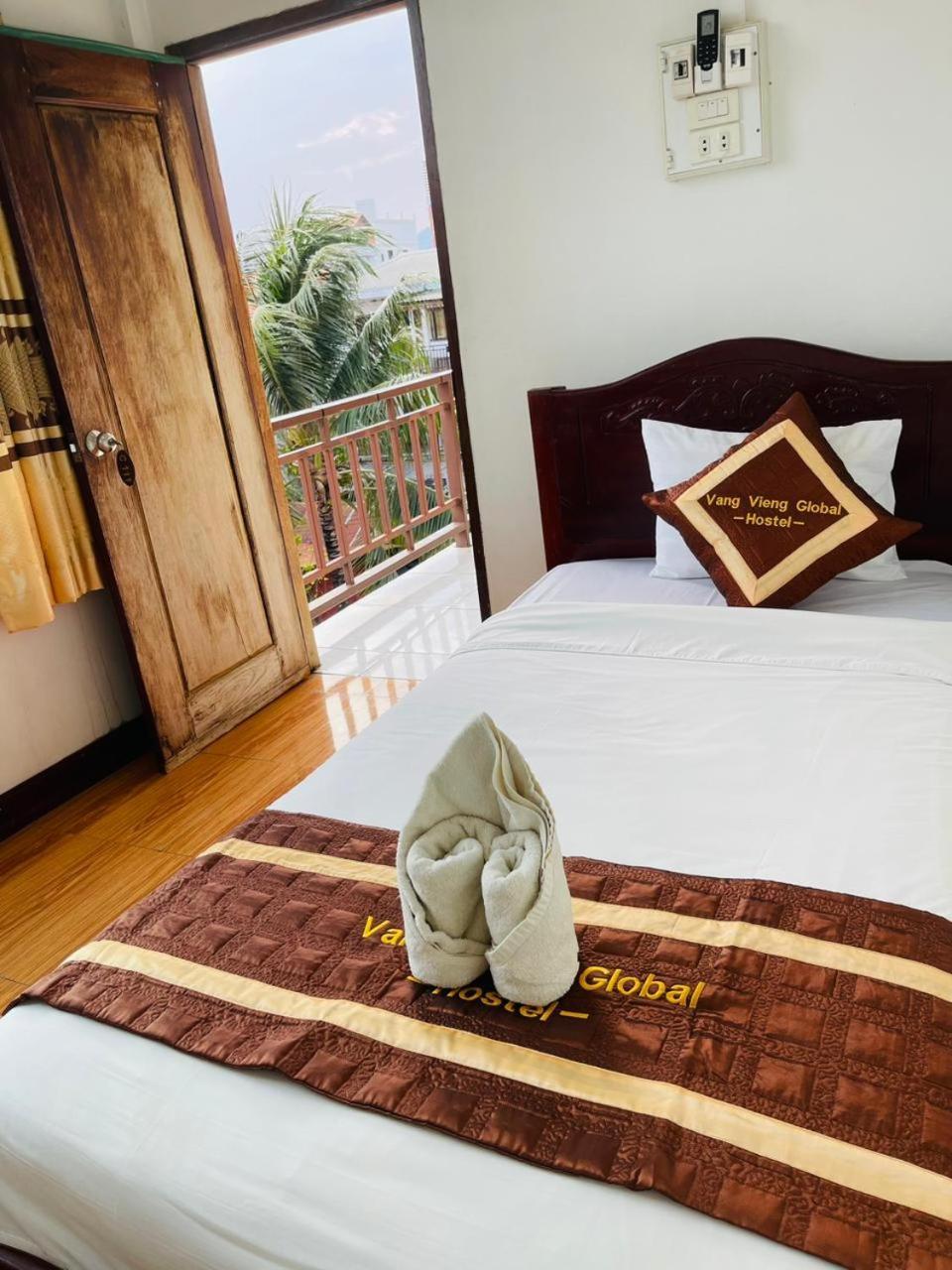 Vang Vieng Global Hostel Экстерьер фото