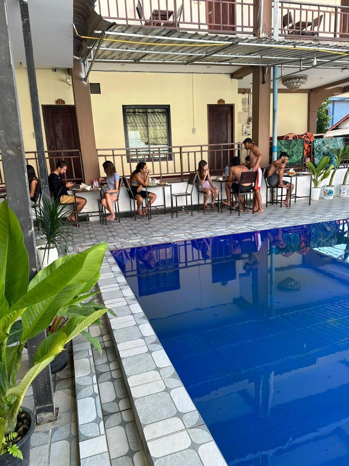 Vang Vieng Global Hostel Экстерьер фото